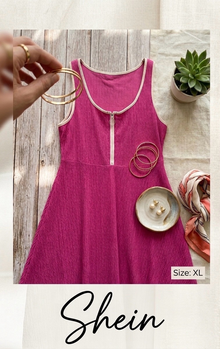 Robe d'été élégante et décontractée – Style Shein Curve