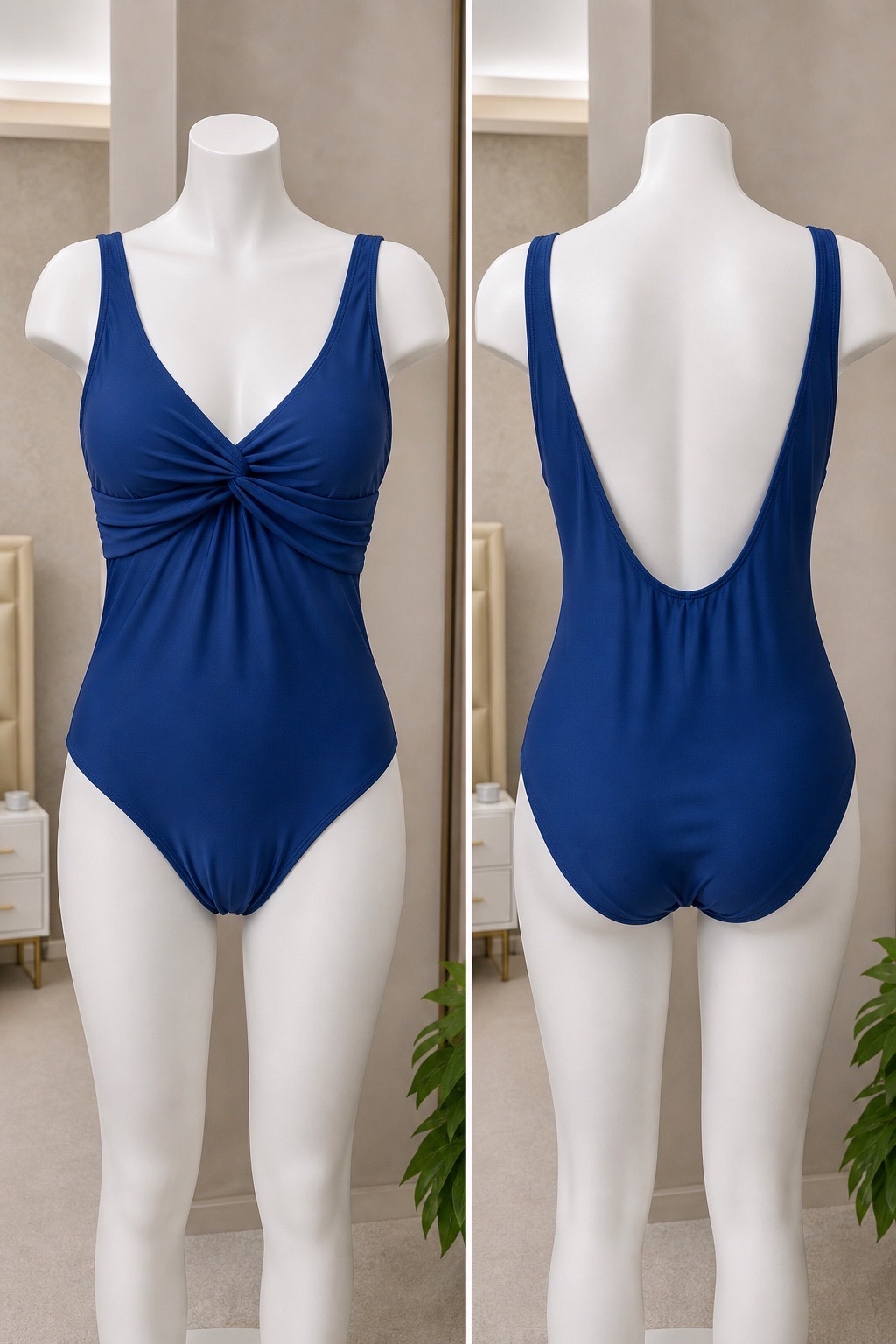Maillot de bain une pièce bleu royal 💙