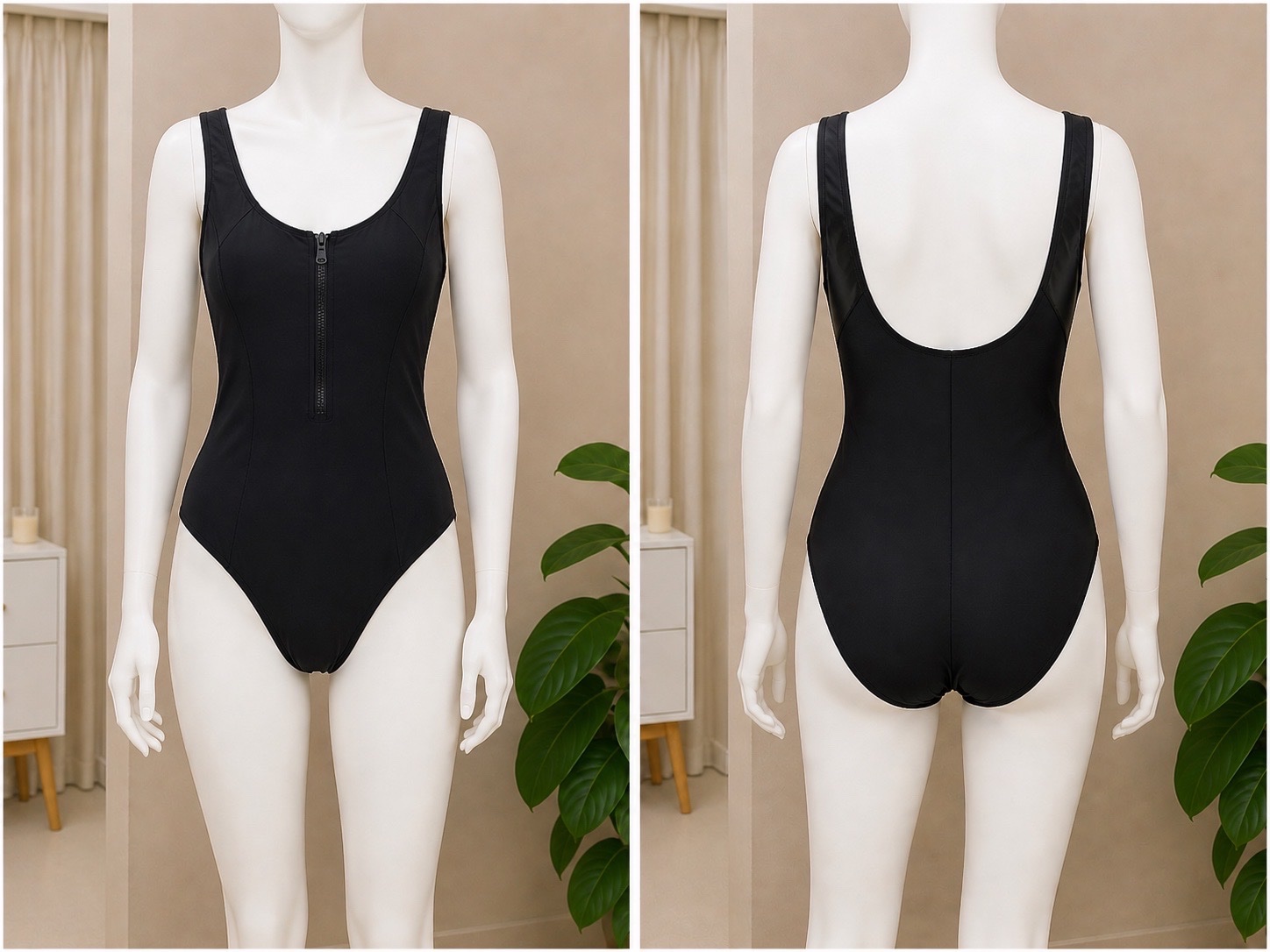 Maillot de bain une pièce noir 