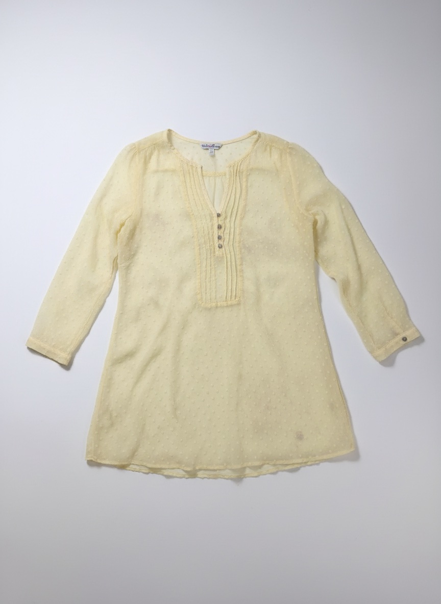 Chemise butter yellow