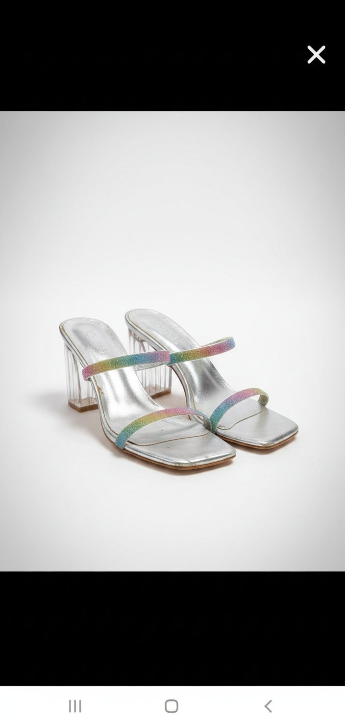 Mule a talon transparent 