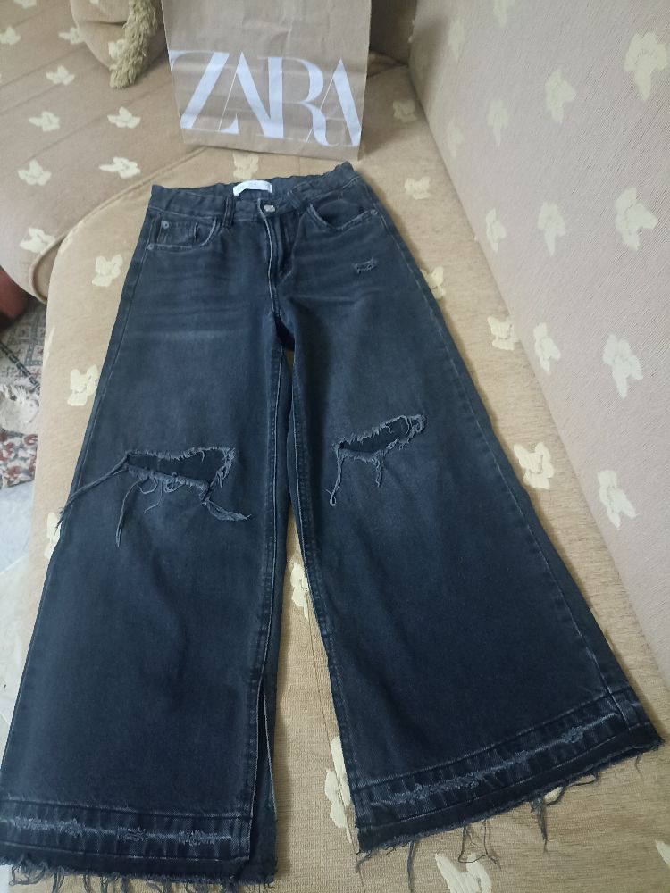 Pantalon large zara 