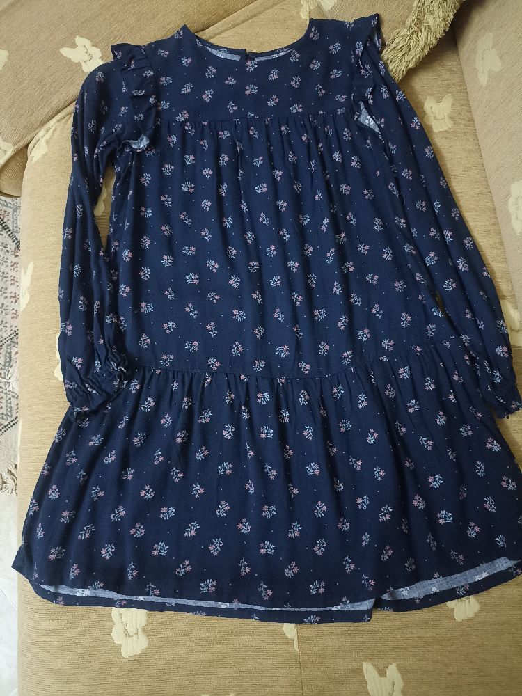 Robe imprimée à volants fille