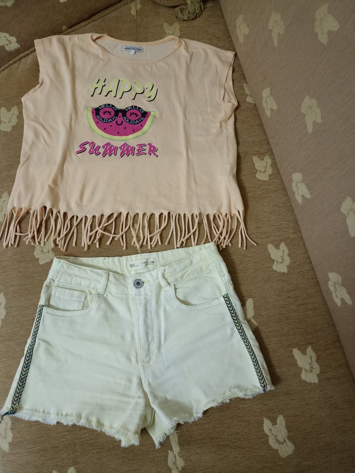 Lot t-shirt et short