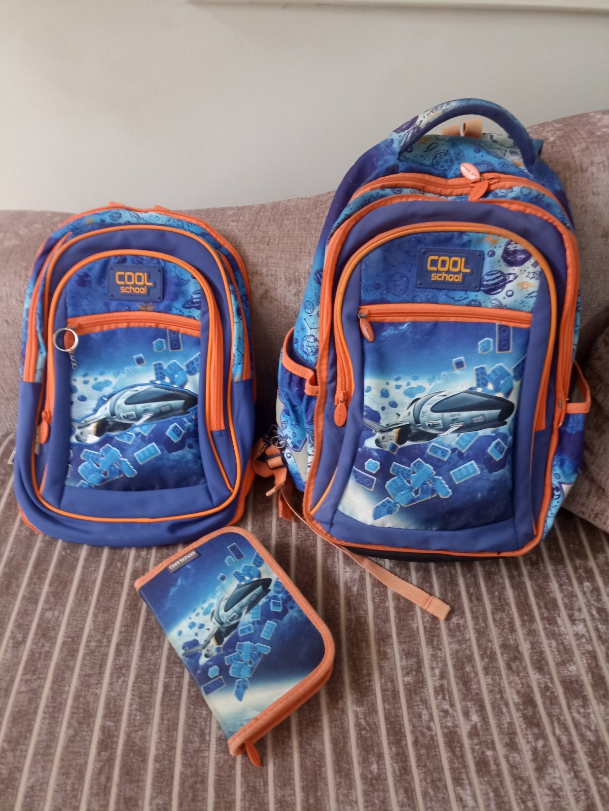 Sac a dos 2 en 1 cool school avec trousse