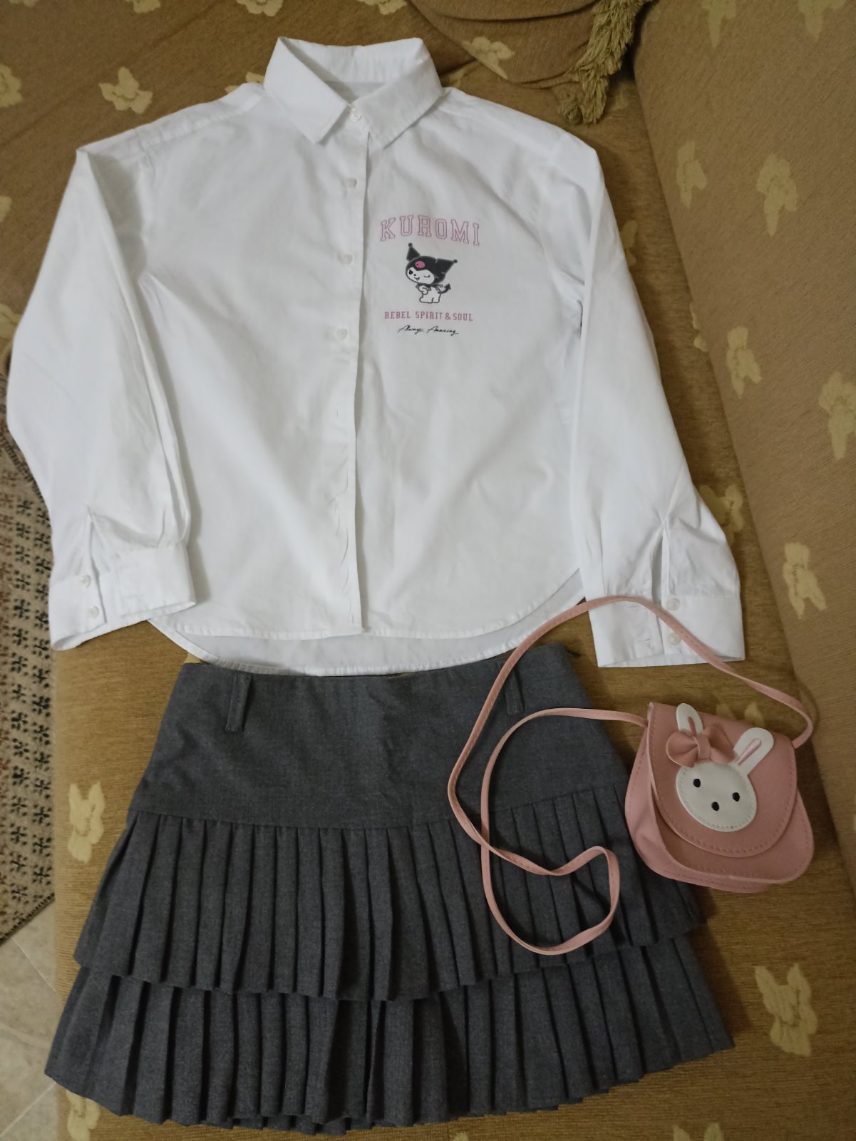 Ensemble jupe et chemise zara 