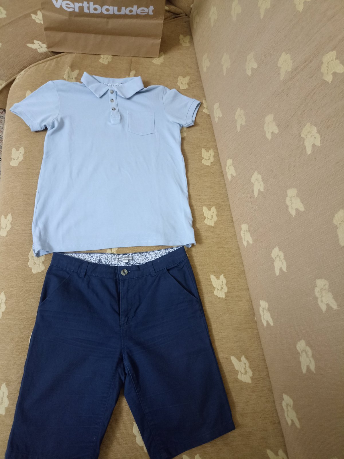 Ensemble garçon polo et short 