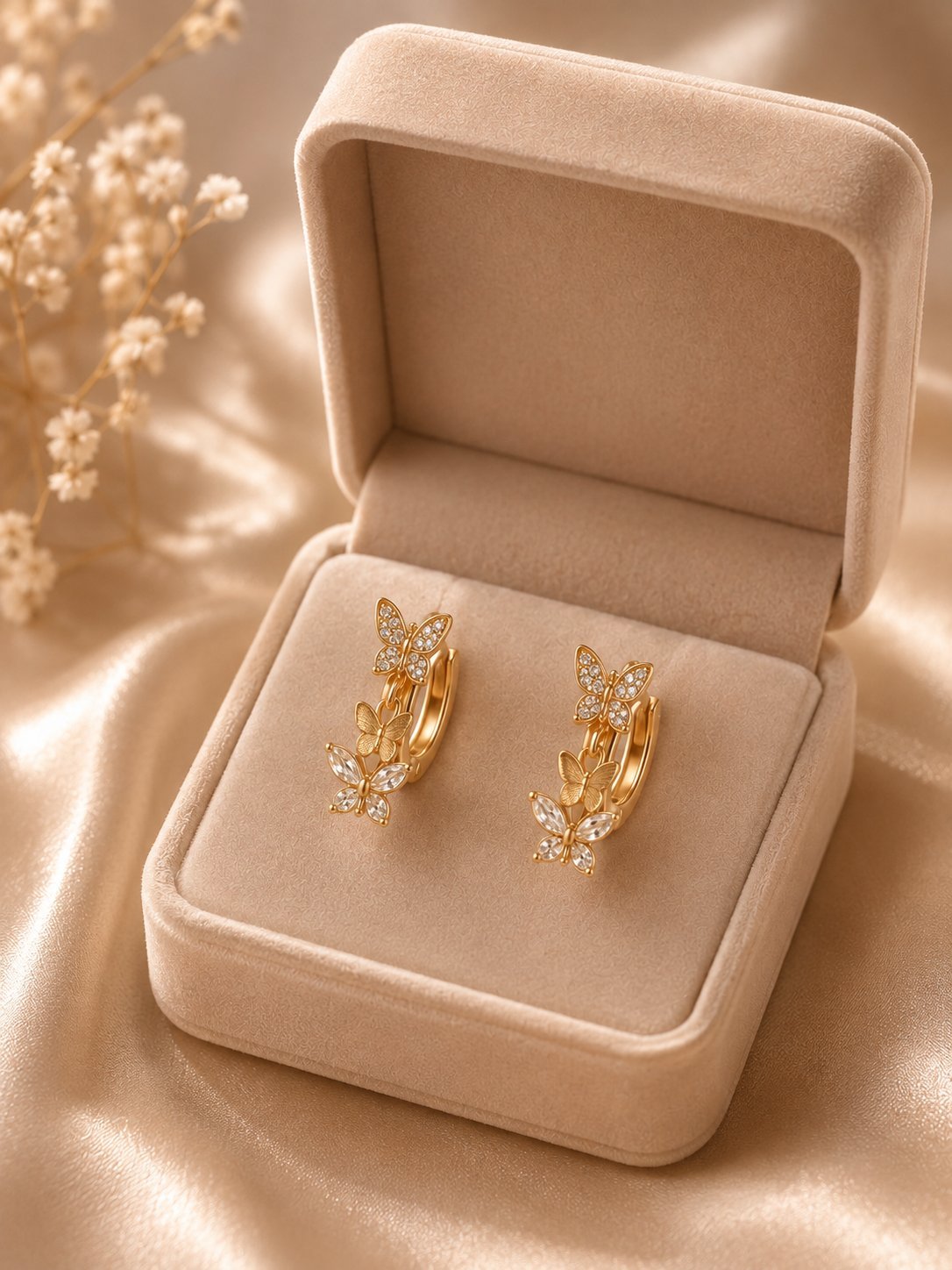 Des boucles d'oreilles inoxydable 