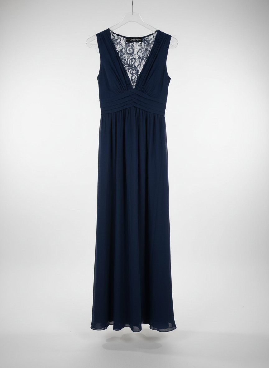 Robe soirée bleu marine