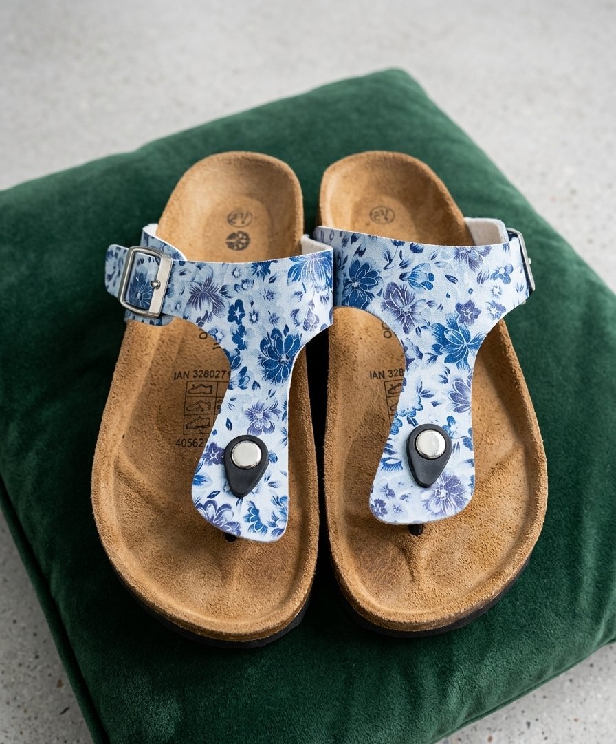 Des mules bleu ciel