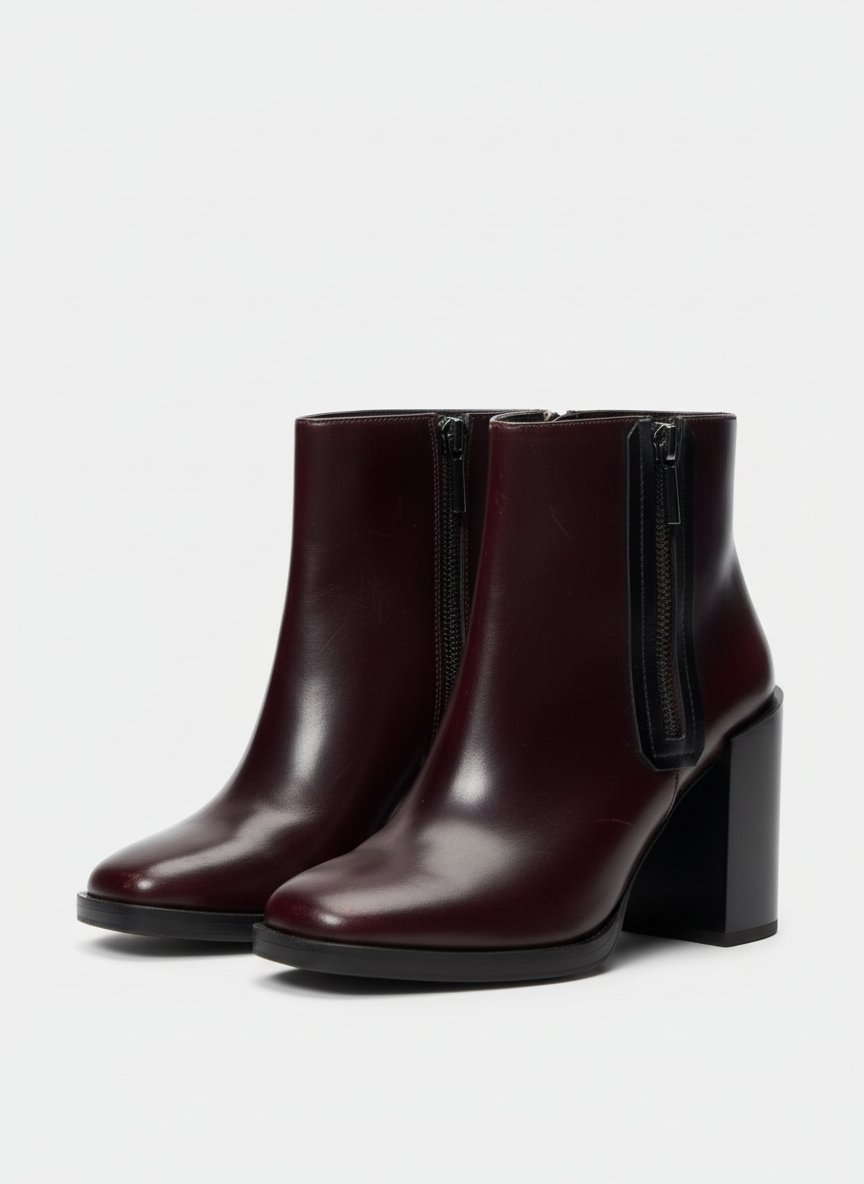 Bottines burgundy 