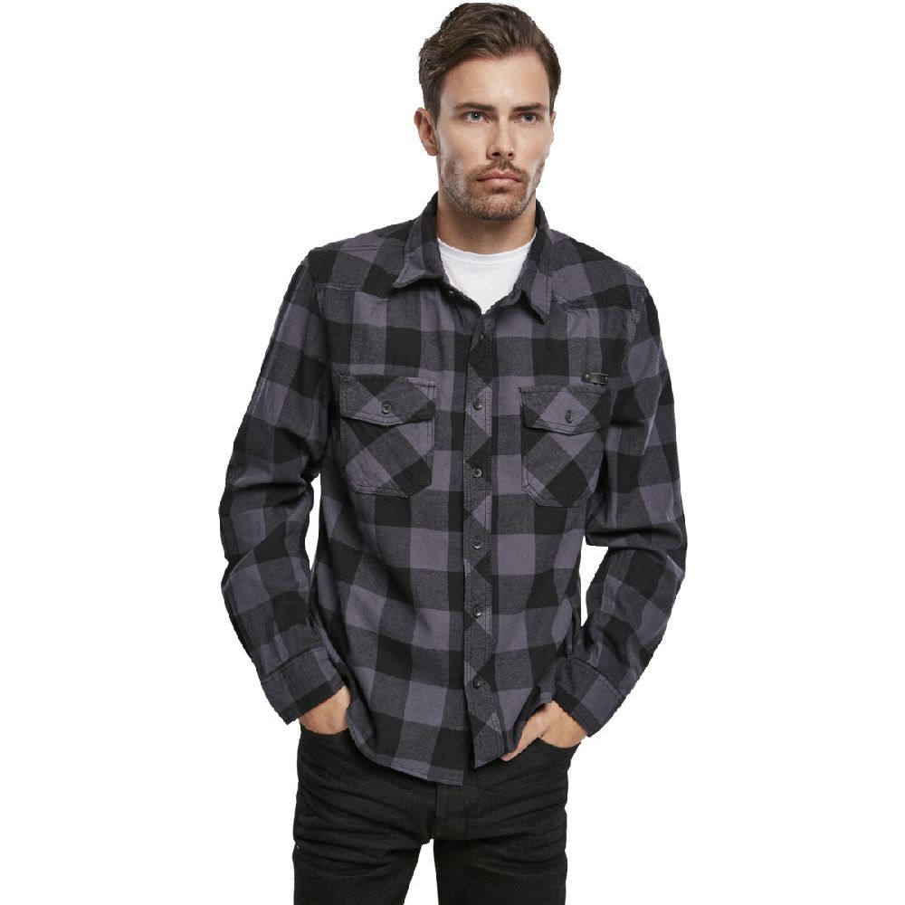 Chemise Carreaux Noir 
