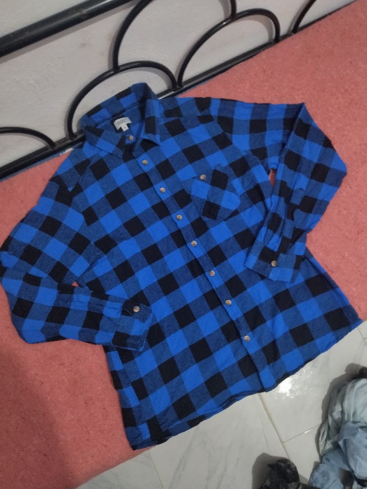 Chemise Carreaux Bleu 