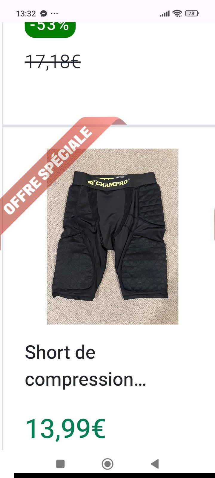 Short champro