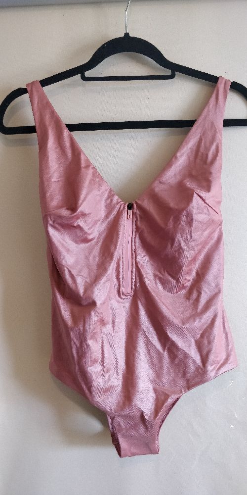 Maillot 1 pièce Oysho Vieux rose