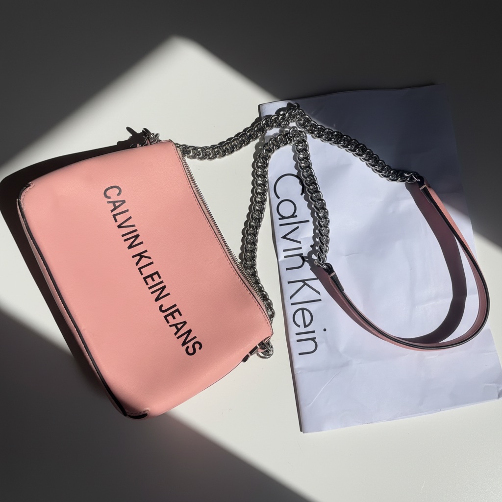 Sac rose calvin klein 