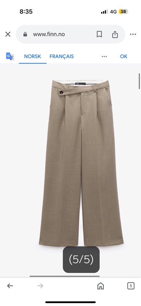 Pantalon zara xs