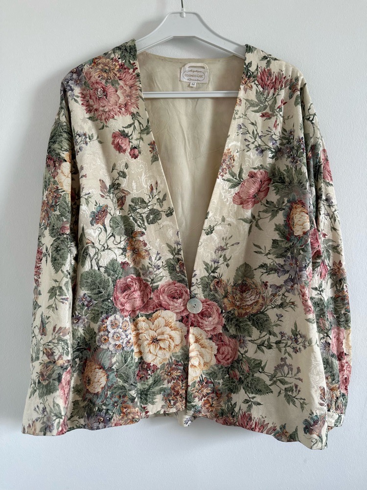 Veste vintage multicolores 