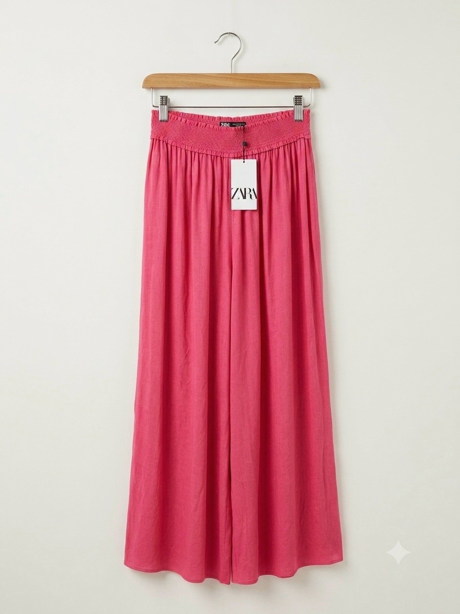 Pantalon Zara rose fushia 