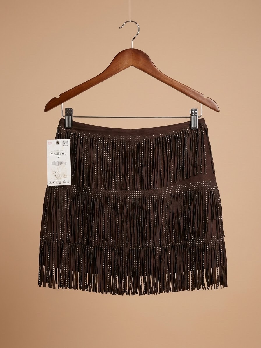 Jupe marron zara 