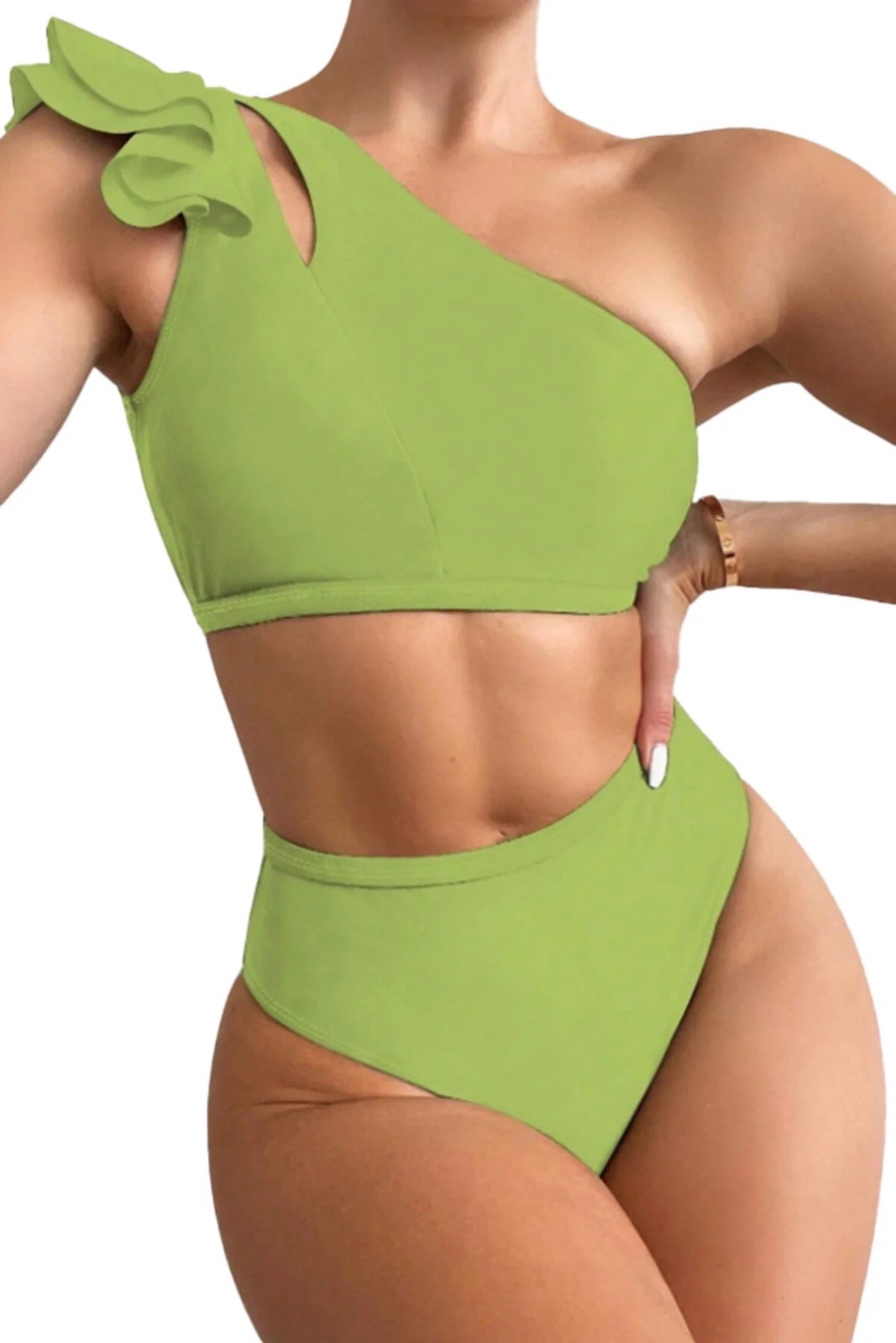 Bikini vert shein 