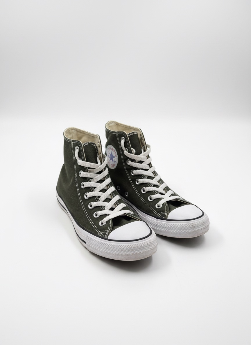 Converse vert militaire 