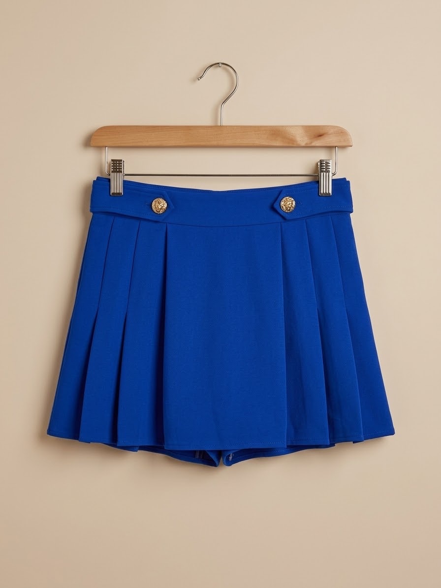 Short bleu zara