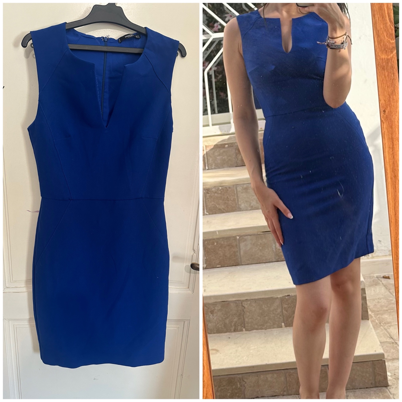 Robe mango bleu roi