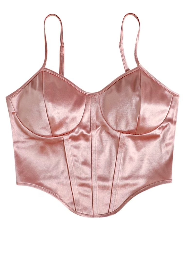 Top style corset en satin