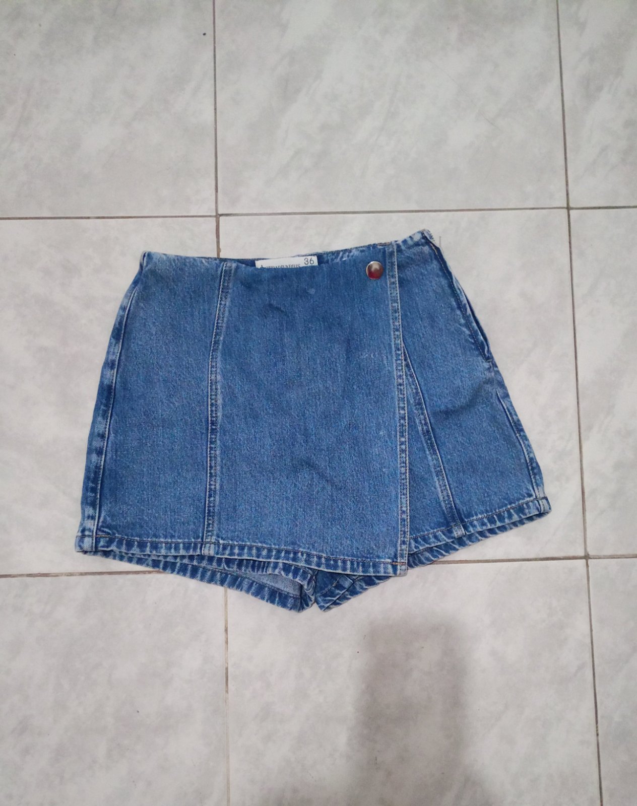 Jupe short en jean