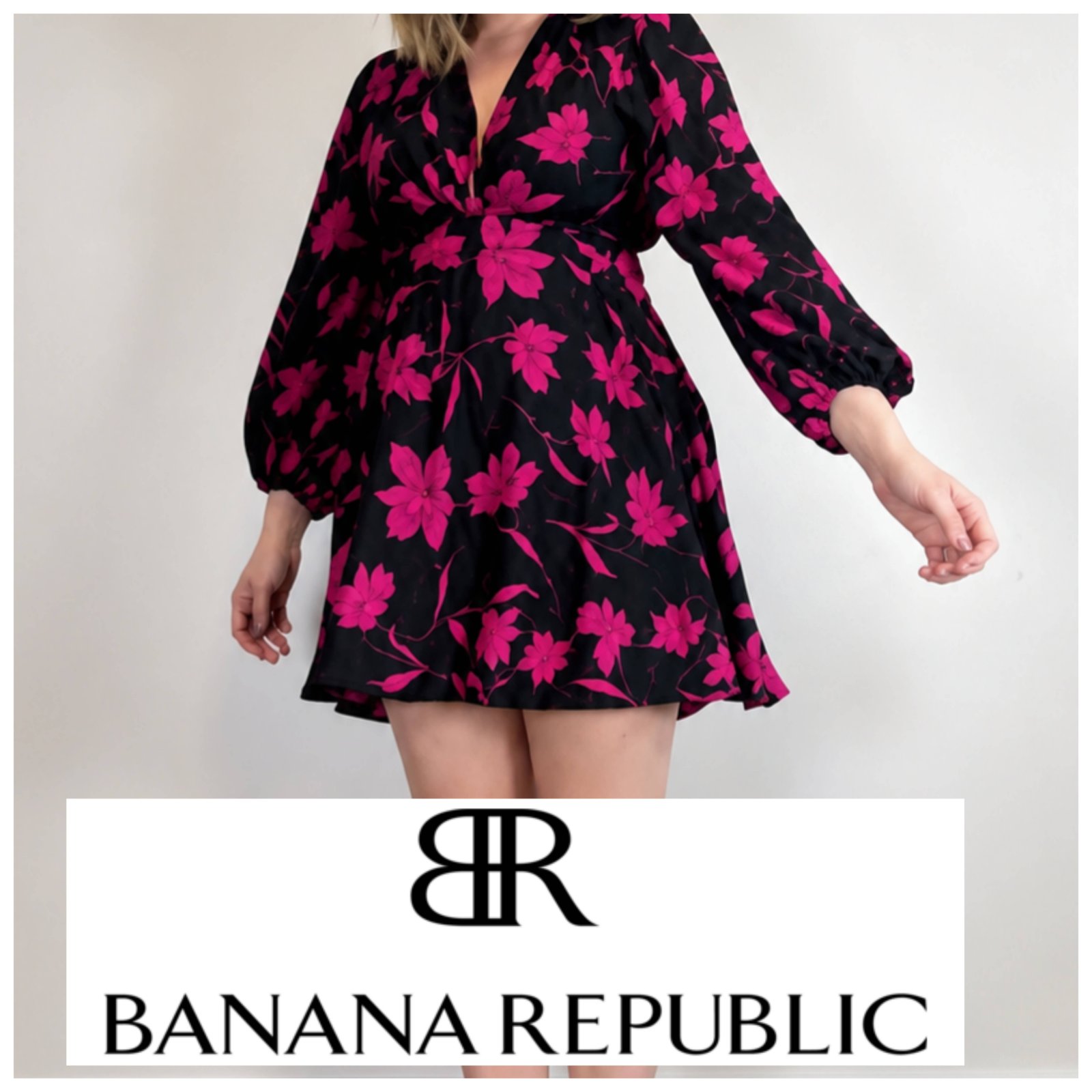 Robe en mousseline doublée toute neuve de la marque Banana Republic 