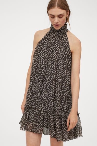 Robe en mousseline doublée toute neuve de la marque H&M 