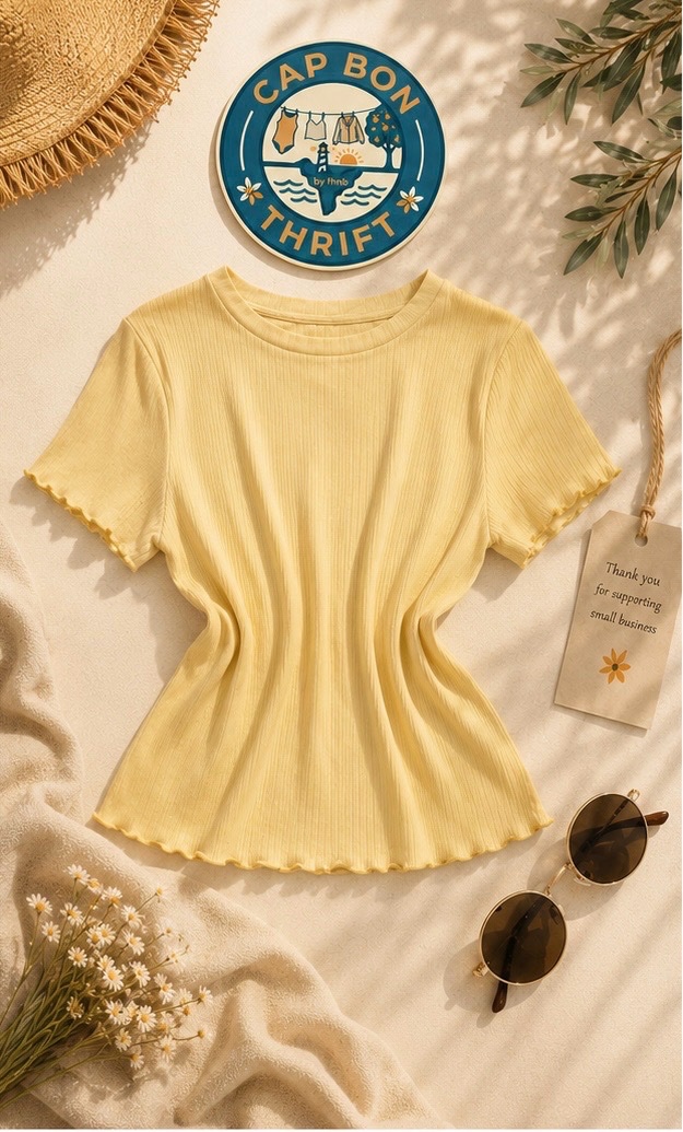 Pull F&F jaune taille S – très bon état