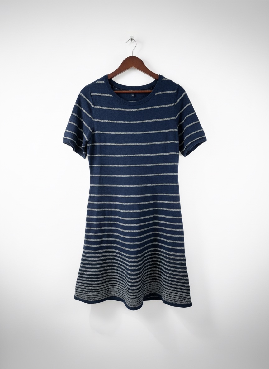 Robe Tommy en bleu et argent
