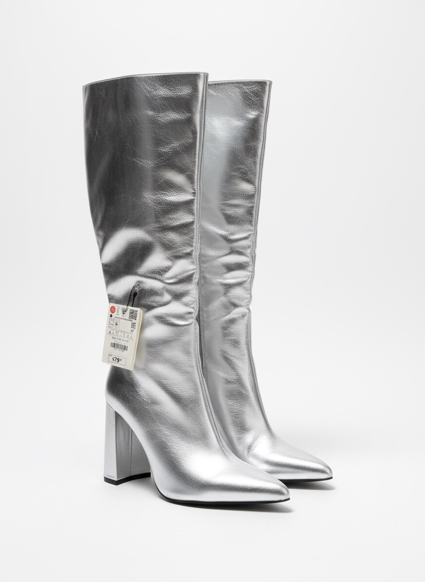 Bottes Zara Silver