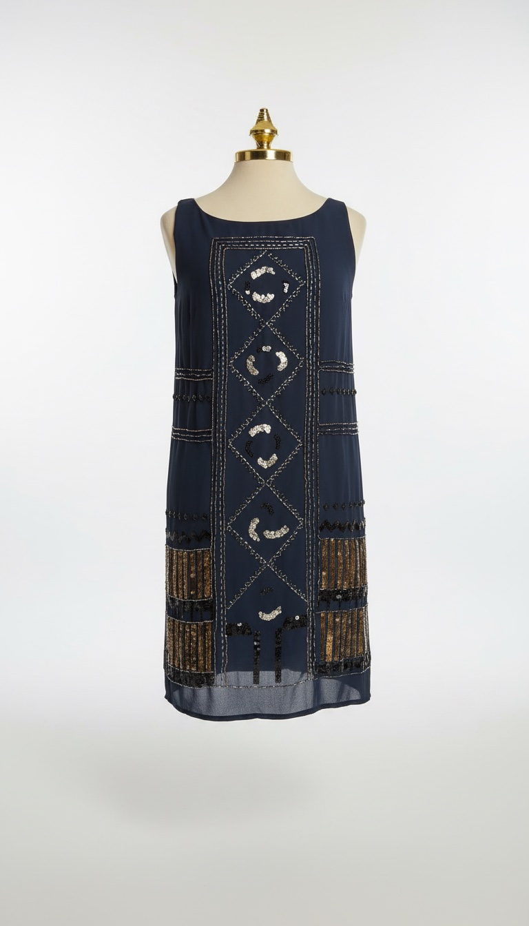 Magnifique Robe Droite Style Art Déco - Twik (Simons)