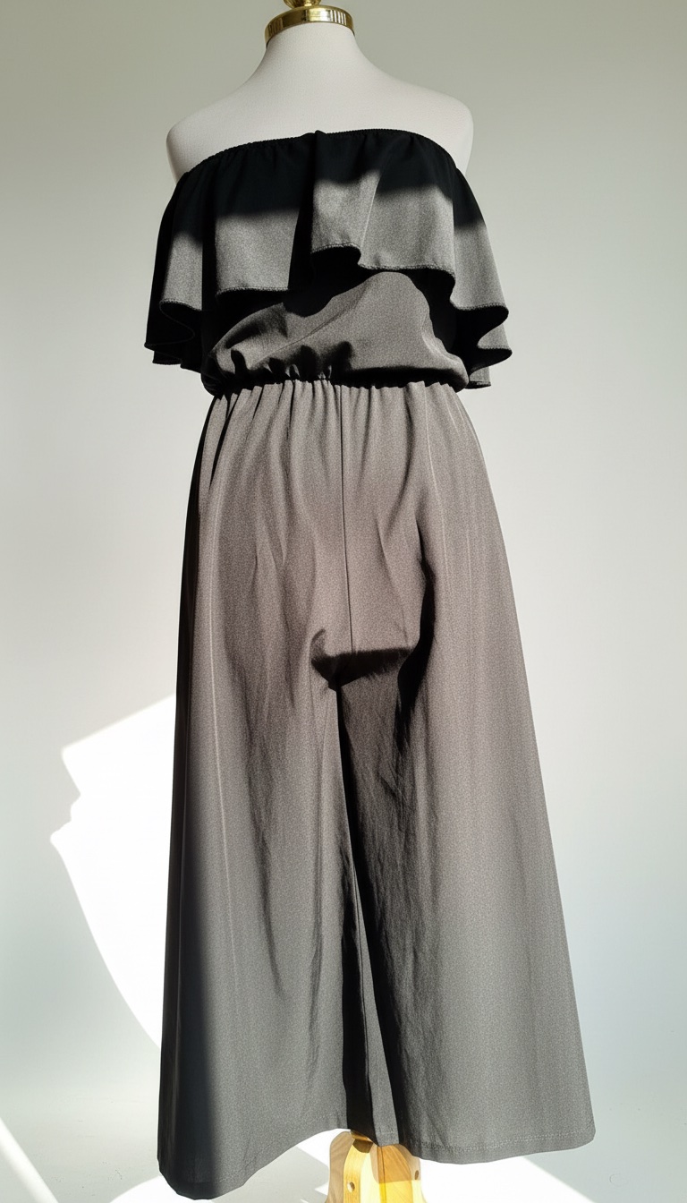 Combinaison Pantalon Noire – Chic & Fluide