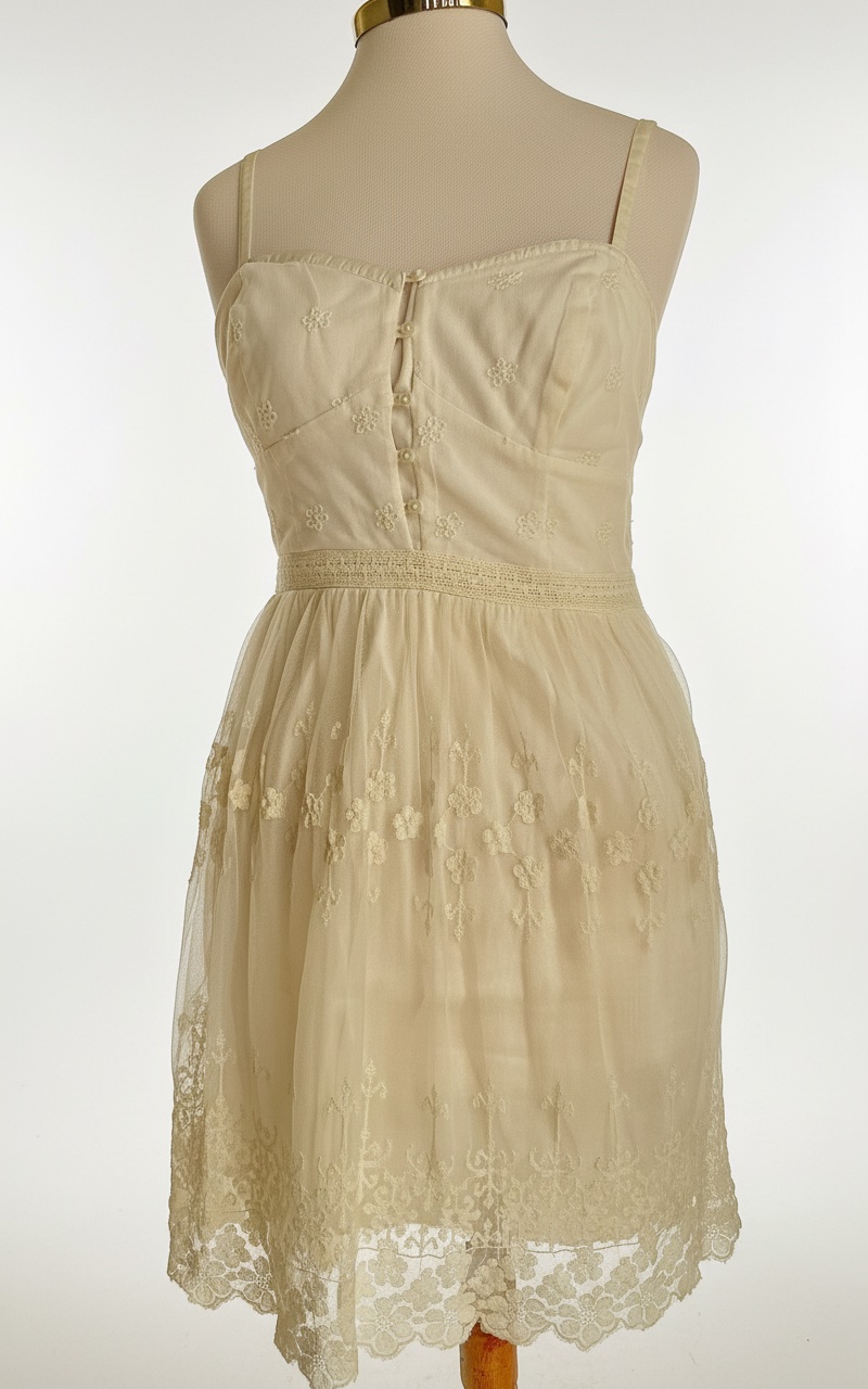 Robe d'Été Romantique en Tulle Brodé - American Eagle Outfitters