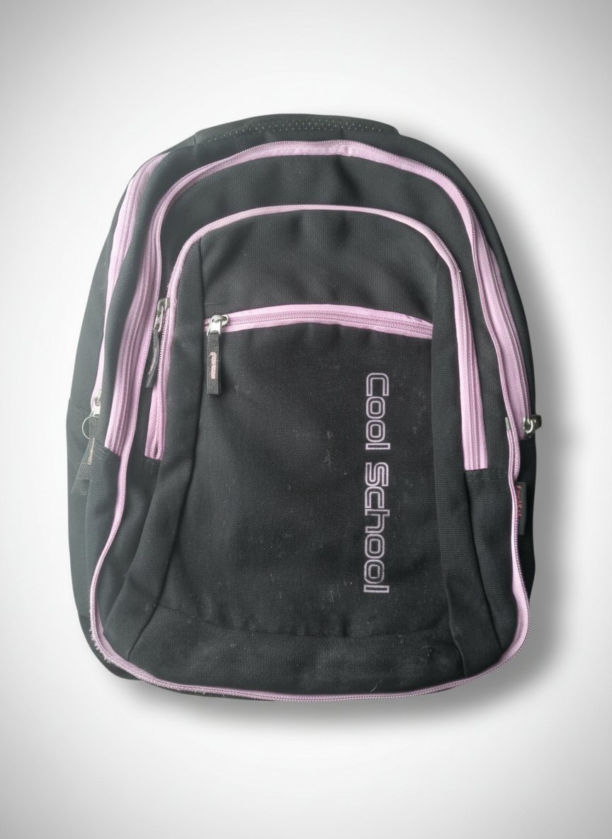 Sac à dos "Cool School" noir et violet 