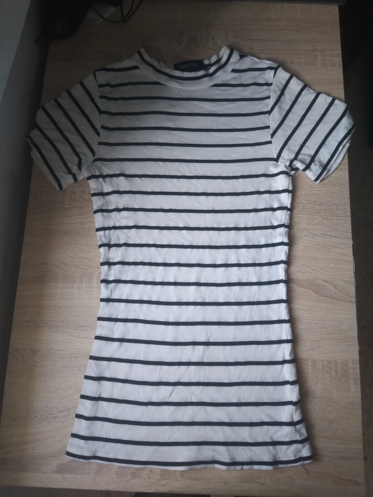 T-shirt rayé blanc et noir - État Neuf