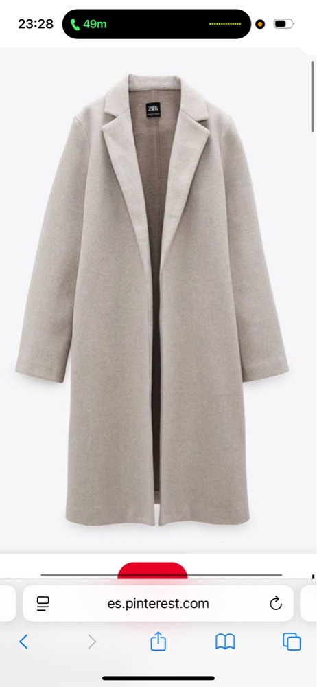 Monteau Zara en beige