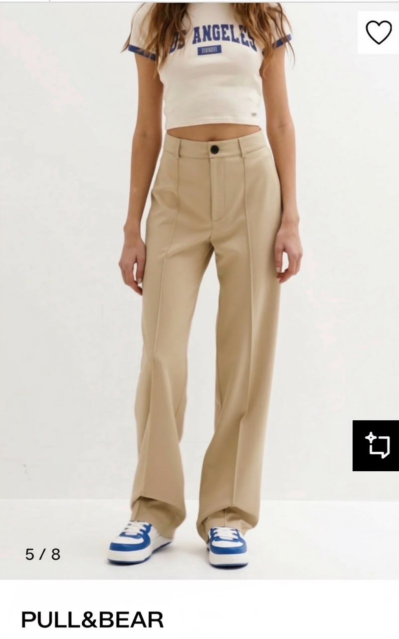 Pantalon en beige