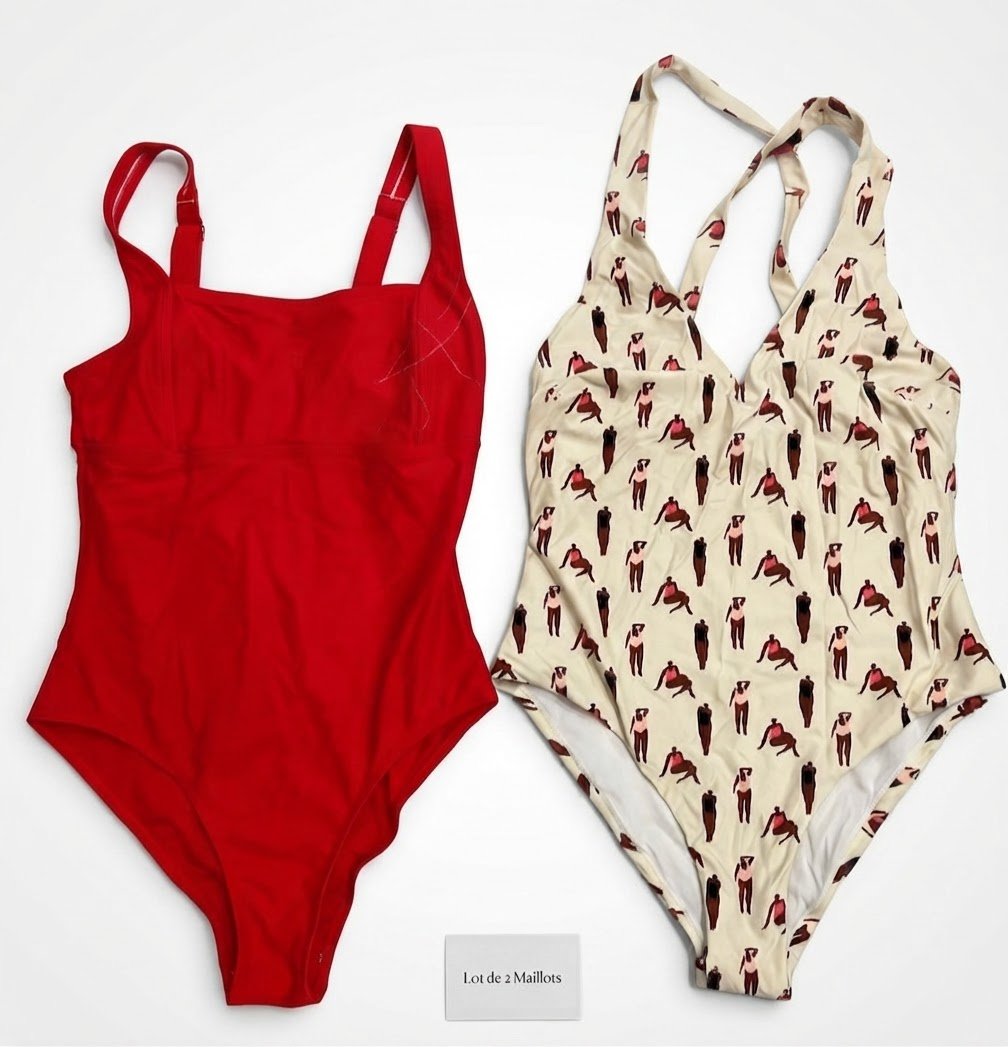 Lot de 2 Maillots de Bain 1 Pièce – Marella Sport & Maillot Rouge Vif