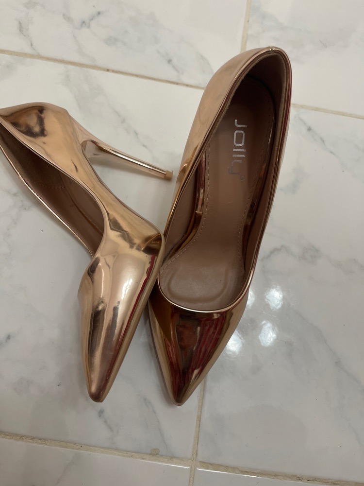 Escarpins rose gold pointure 37