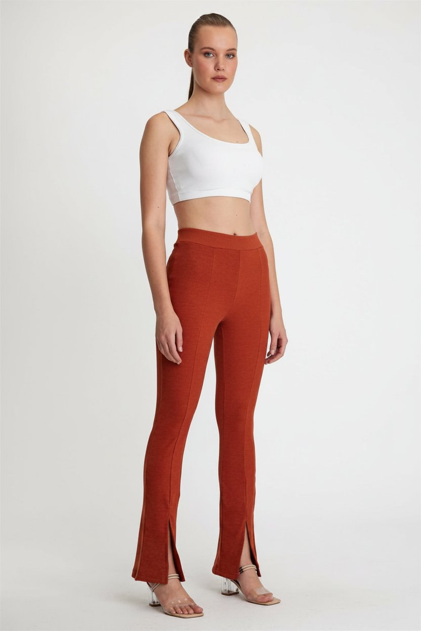 Pantalon élastiqué