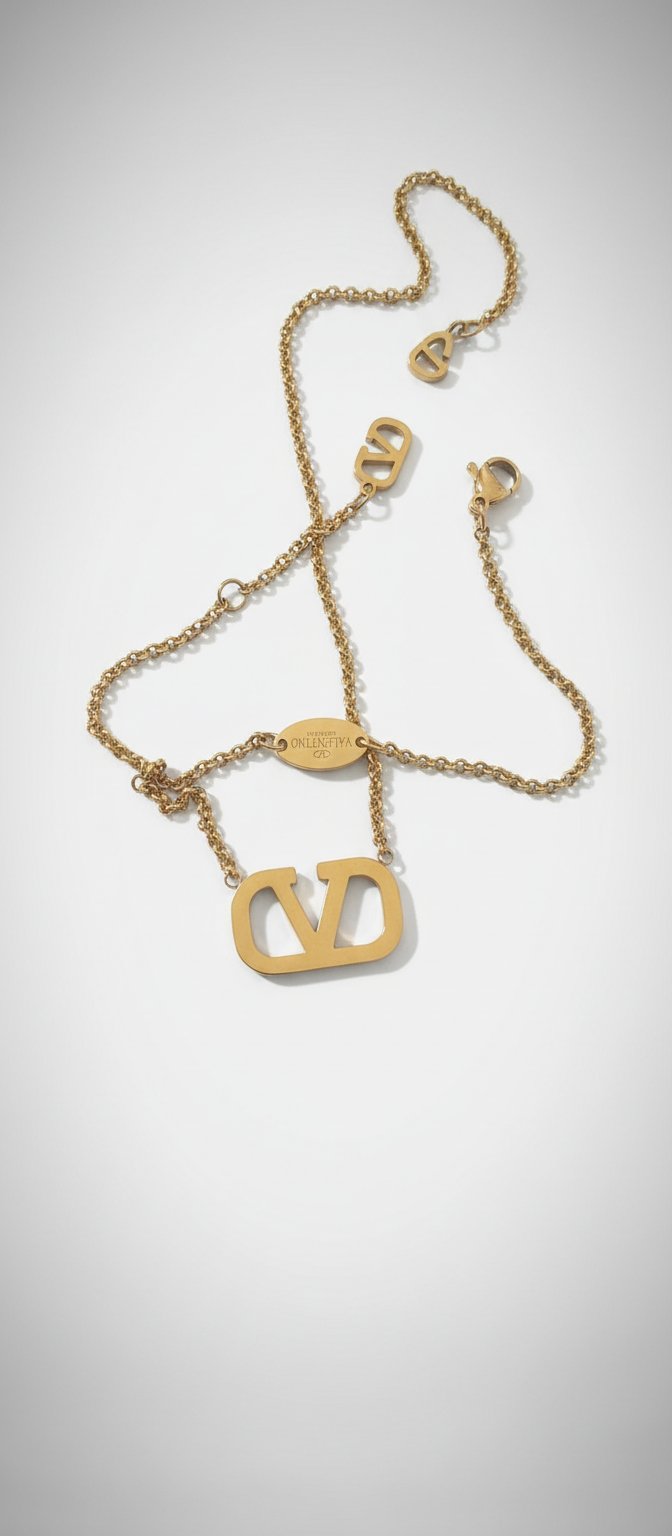 Collier Valentino Doré Inoxydable 