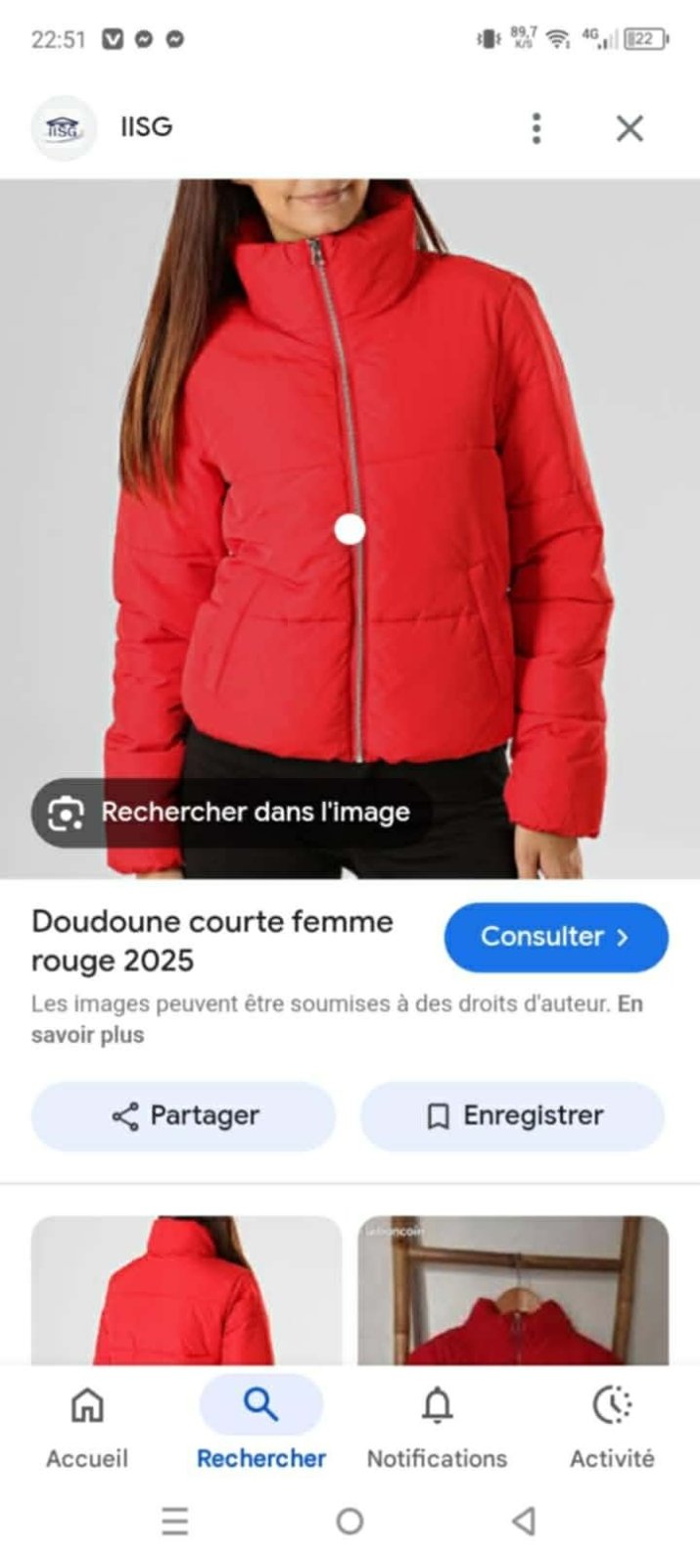 Doudoune de marque 