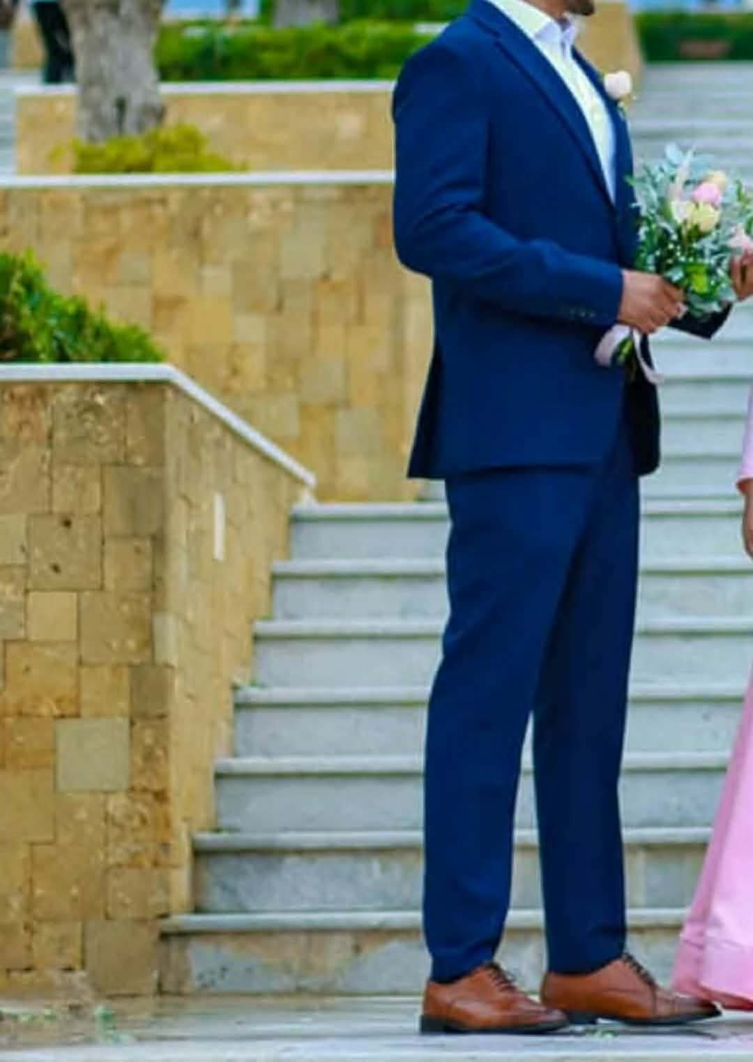 Costume zara bleu marine 