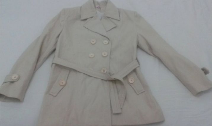 Manteau blanc cassé 