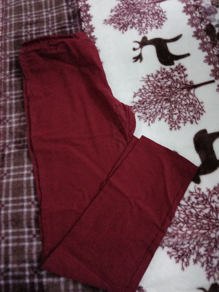 Legging rouge bordeaux 